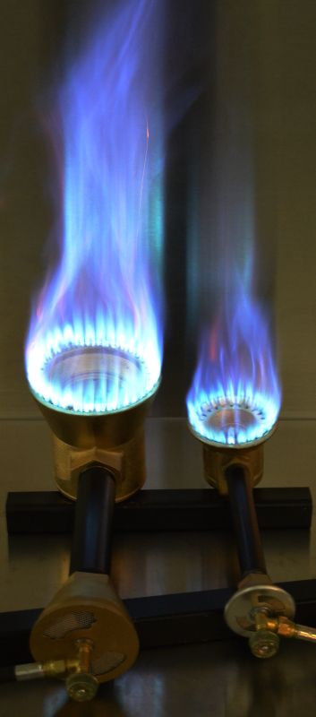 Burner repair before after